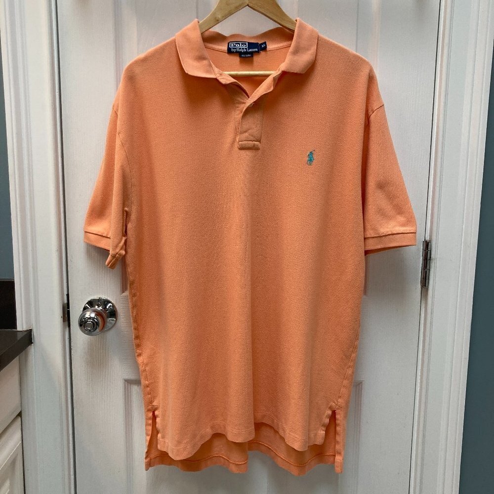 Polo by Ralph Lauren Tangerine Orange Short Sleeve Polo Size XL